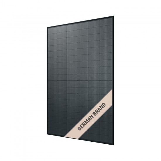 Module photovoltaïque monocristallin AXIblackbiperfect GL AC-430TGB, 430Wc biverre bifacial cadre noir, fond noir, 1762 x 1134 x 30 mm, garantie 30/30ans  